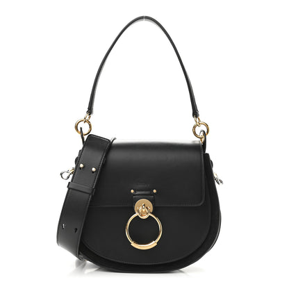 Chloe Calfskin Large Tess Bag Black 1 of 13