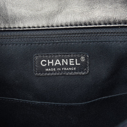 Chanel Lambskin Quilted Messenger Bag Dark Navy 6 of 13