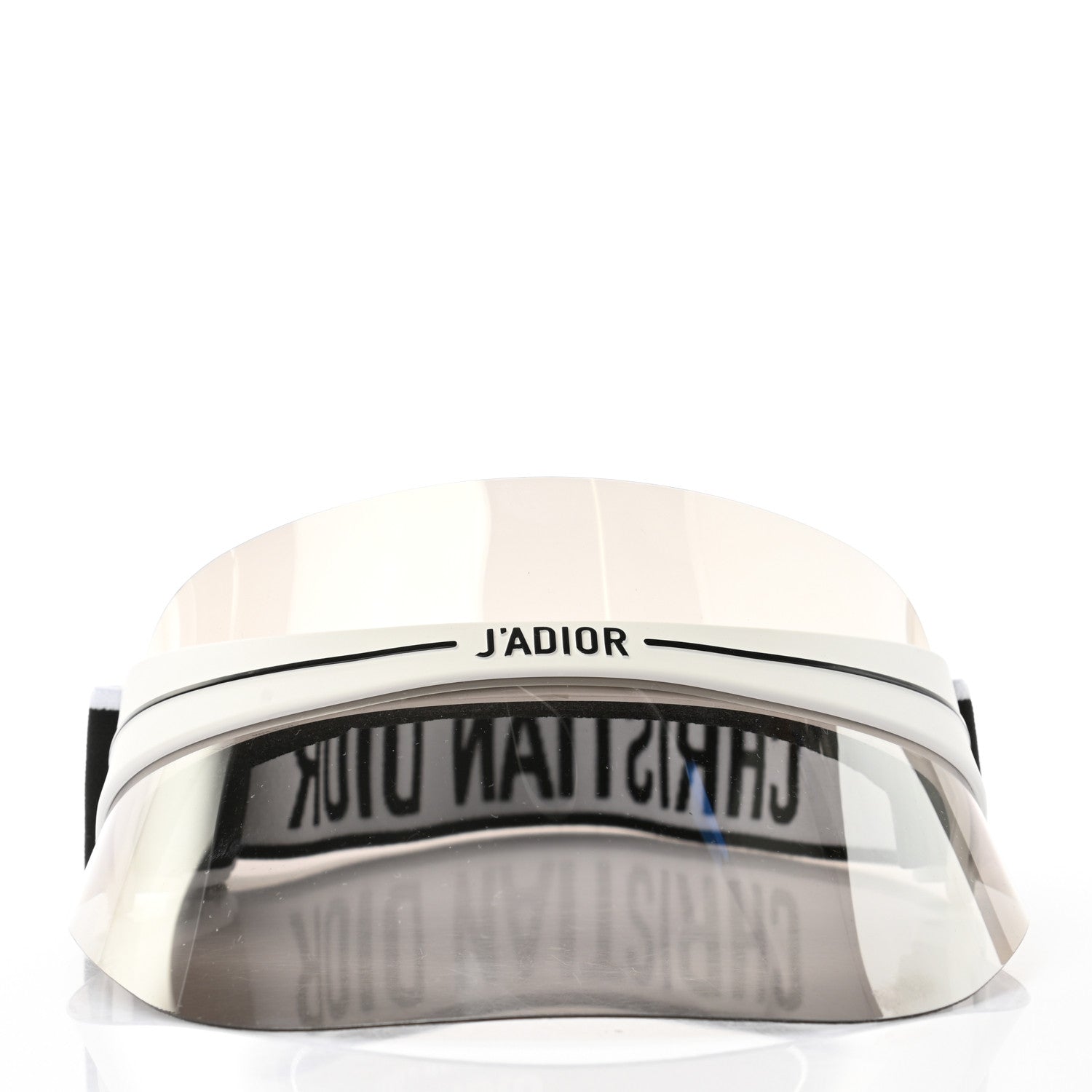 Christian Dior Mirrored DiorClub1 Sun Visor Silver 3 of 9