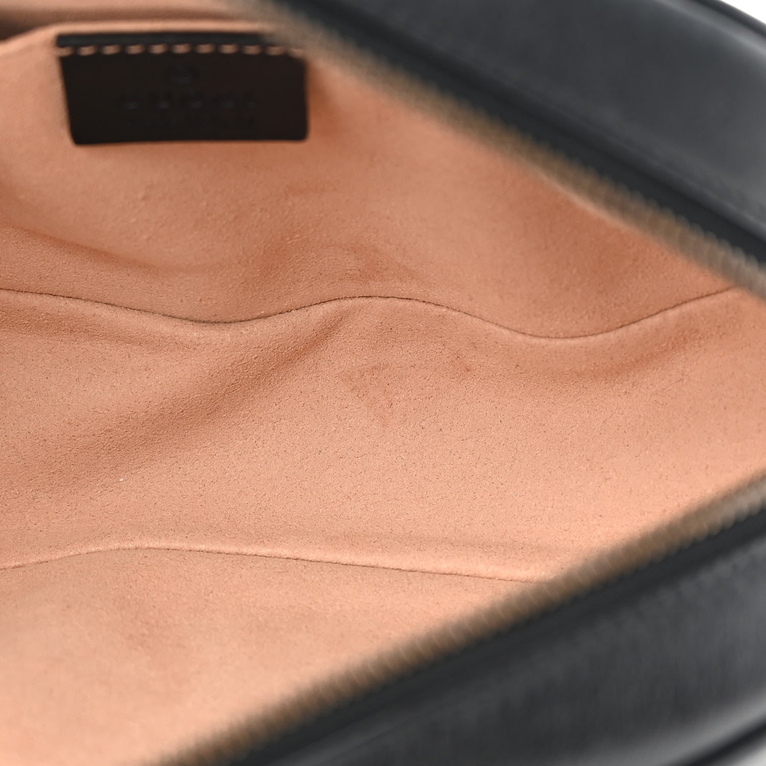 Gucci Calfskin Matelasse GG Marmont Belt Bag 95 38 Black 12 of 13