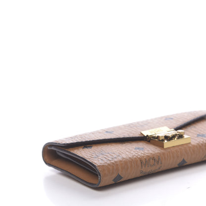 MCM Visetos Large Patricia Wallet On Chain Cognac 7 of 11
