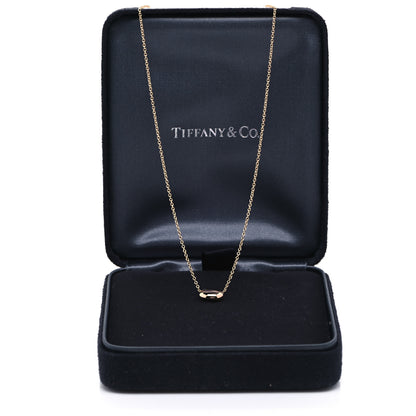 Tiffany 18K Rose Gold 9mm Elsa Peretti Bean Pendant Necklace 6 of 6