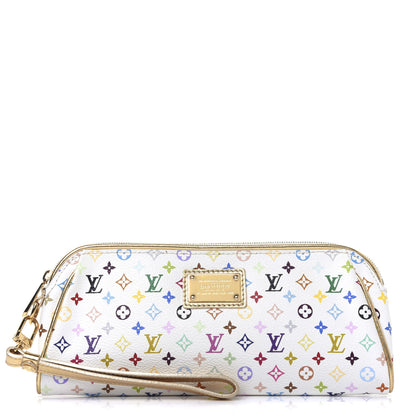 Louis Vuitton Monogram Multicolor Kate Clutch White 1 of 14