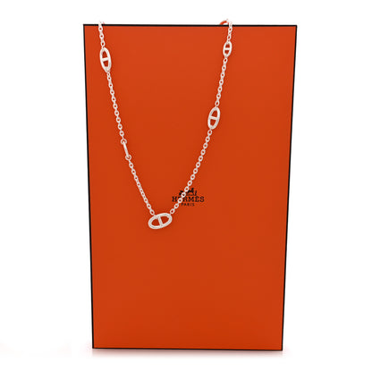 Hermes Sterling Silver Farandole Necklace 80 5 of 5