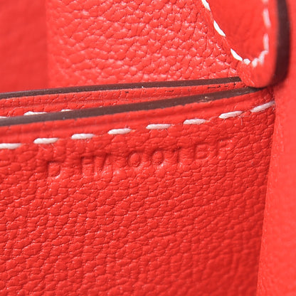 Hermes Evercolor Sac Roulis 23 Rouge De Coeur 9 of 11