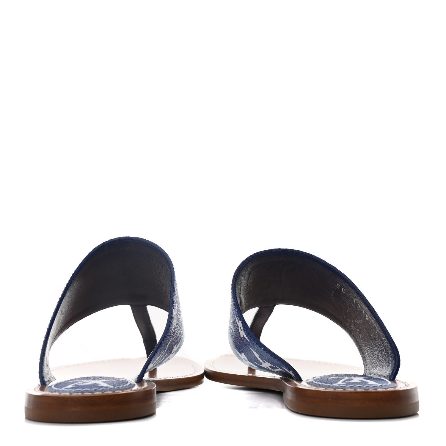 Louis Vuitton Monogram Escale Palma Sandals 37 Blue 6 of 12