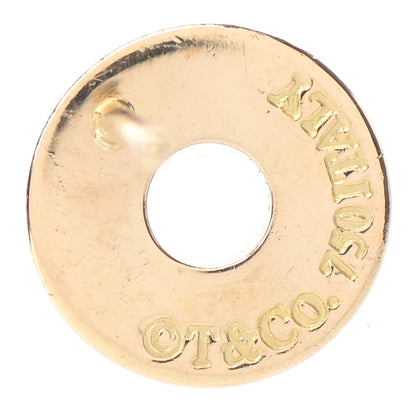 Tiffany 18K Yellow Gold 1837 Circle Earrings 4 of 5