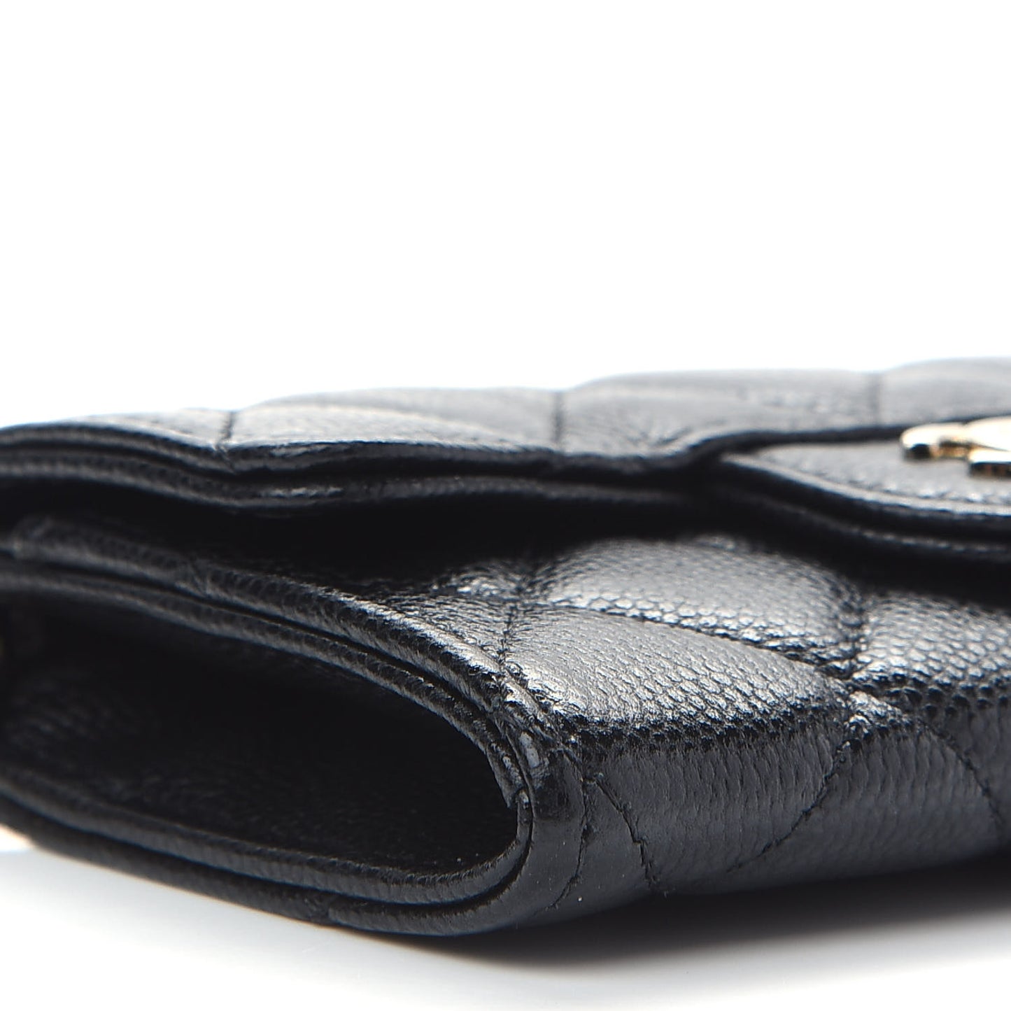 Caviar Quilted Belt Bag Black