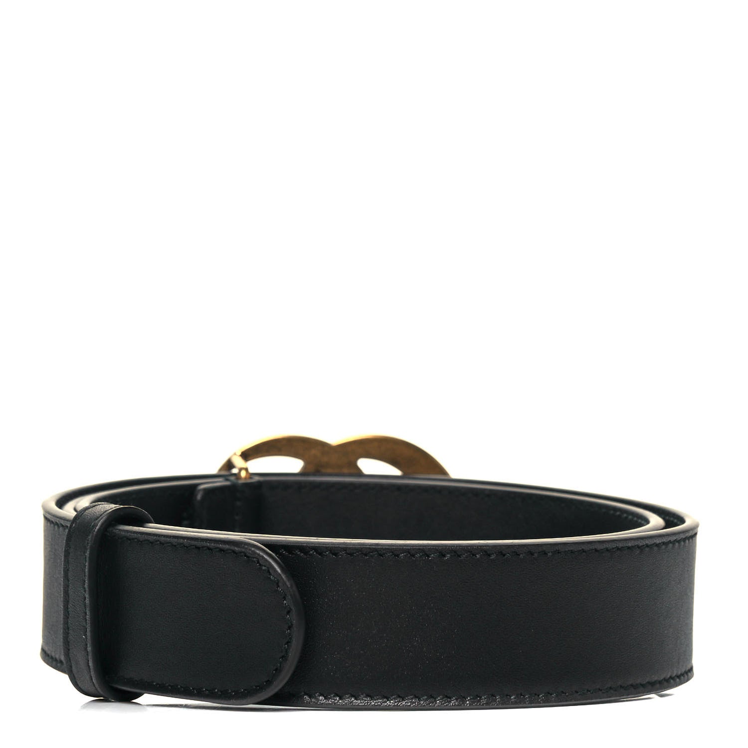 Gucci Calfskin Double G 30mm Belt 75 30 Black 2 of 4