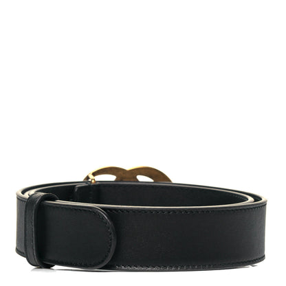 Gucci Calfskin Double G 30mm Belt 75 30 Black 2 of 4