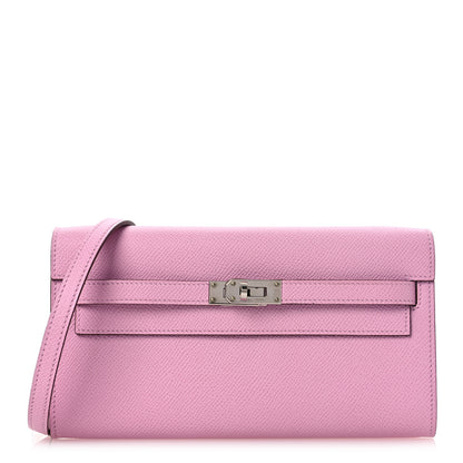 Hermes Epsom Kelly To Go Wallet Mauve Sylvestre 1 of 11