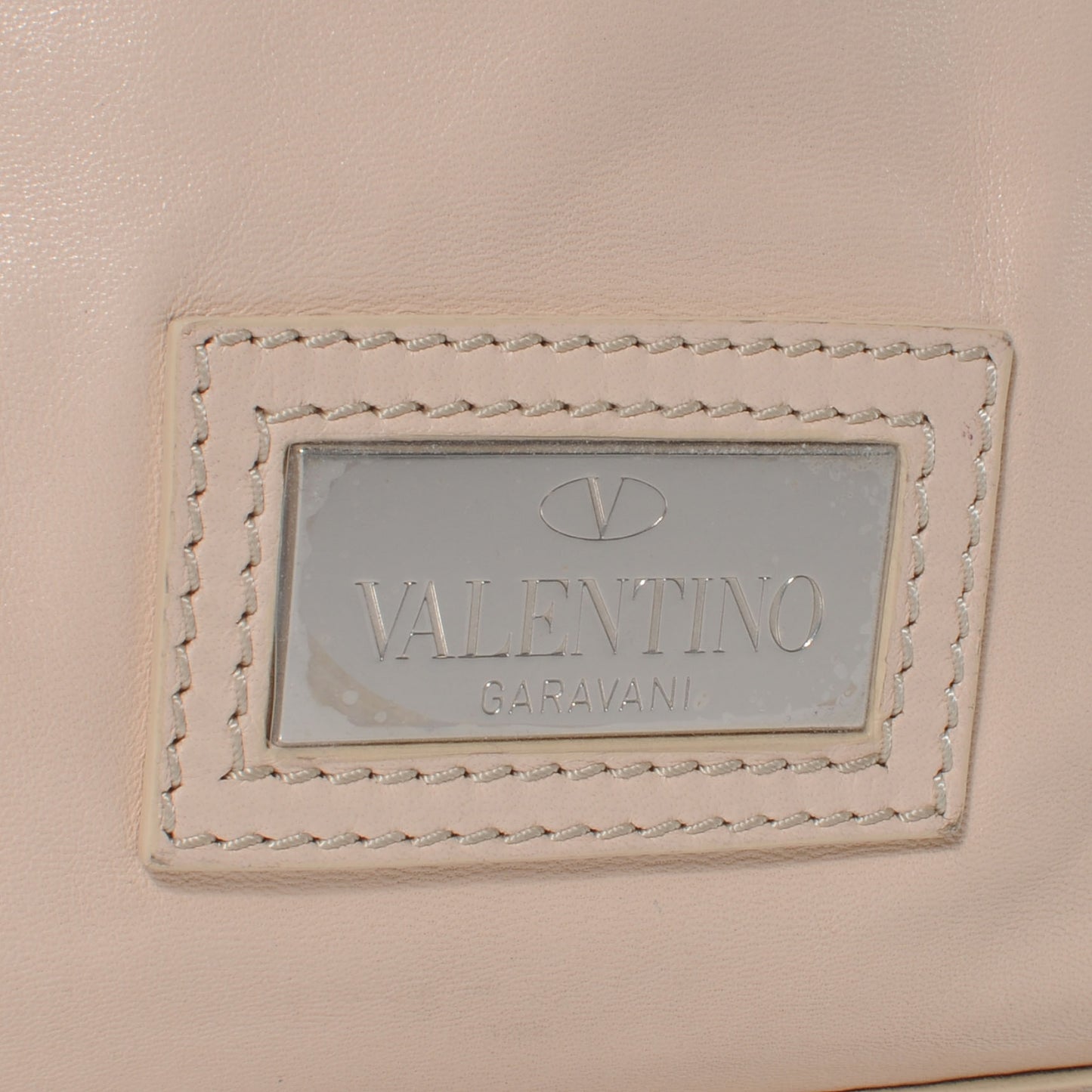 Nappa Raised Rose Petalee Tote Blush
