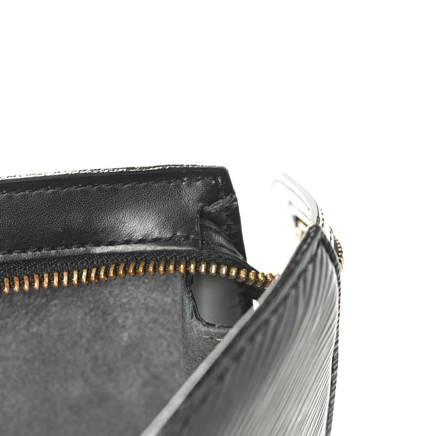 Epi Saint Jacques PM Long Straps Black