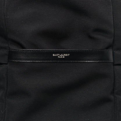Saint Laurent Canvas Calfskin Sid Backpack Black 7 of 12
