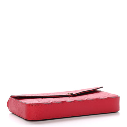 Louis Vuitton Empreinte Pochette Felicie Chain Wallet Cherry 3 of 8