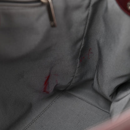 Chanel Calfskin Cerf Executive Shopper Tote Burgundy 11 of 13