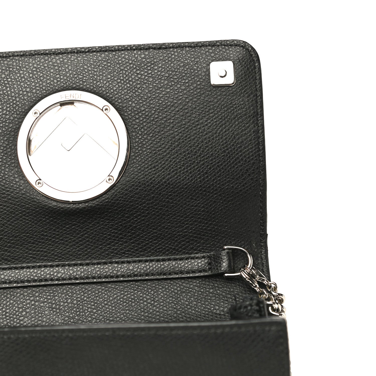 Fendi Vitello Cruise F is Fendi Wallet on Chain Black 13 of 17