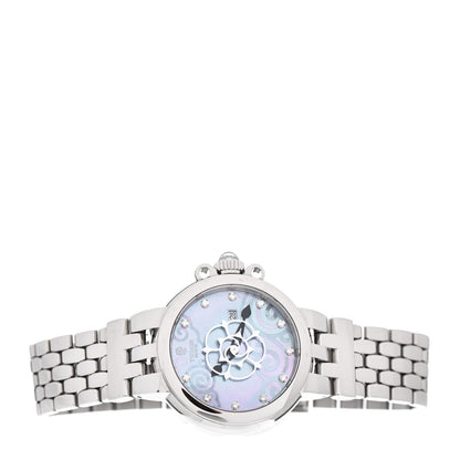 TUDOR Stainless Steel Diamond Mother of Pearl 30mm Clair De Rose Automatic Watch 35400 2 of 4