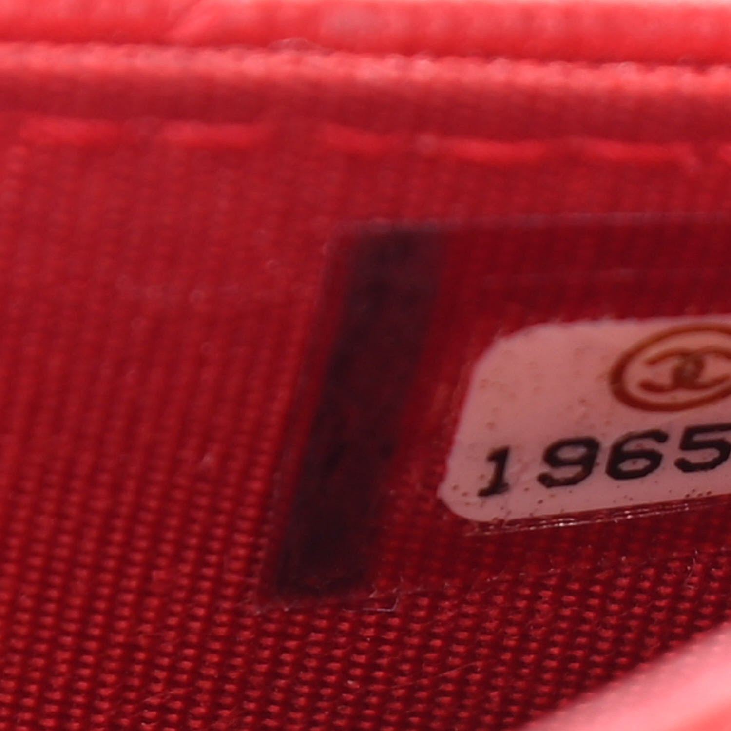 Chanel Lambskin Quilted Boy Wallet On Chain WOC Red 7 of 12