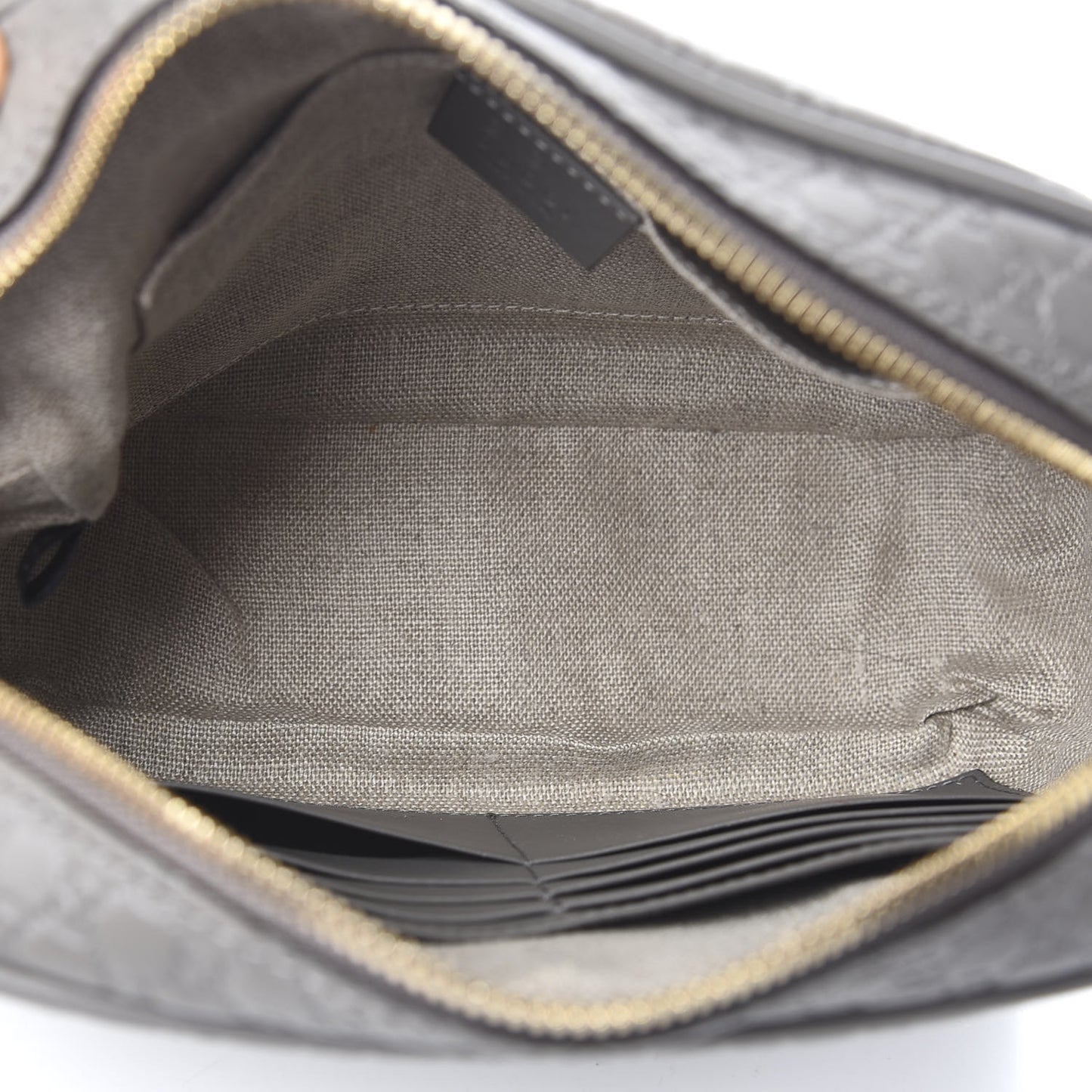 Microguccissima Mini Bree Messenger Bag Grey