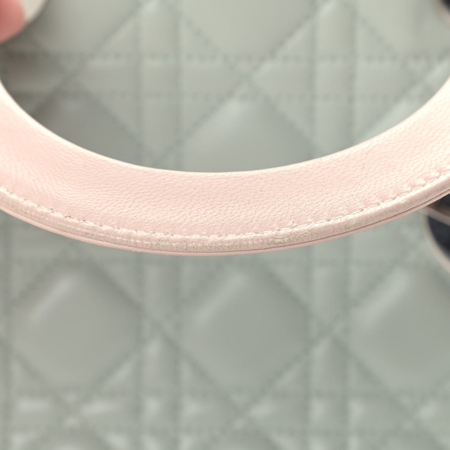 Lambskin Cannage Medium Tri-Color Lady Dior Multicolor