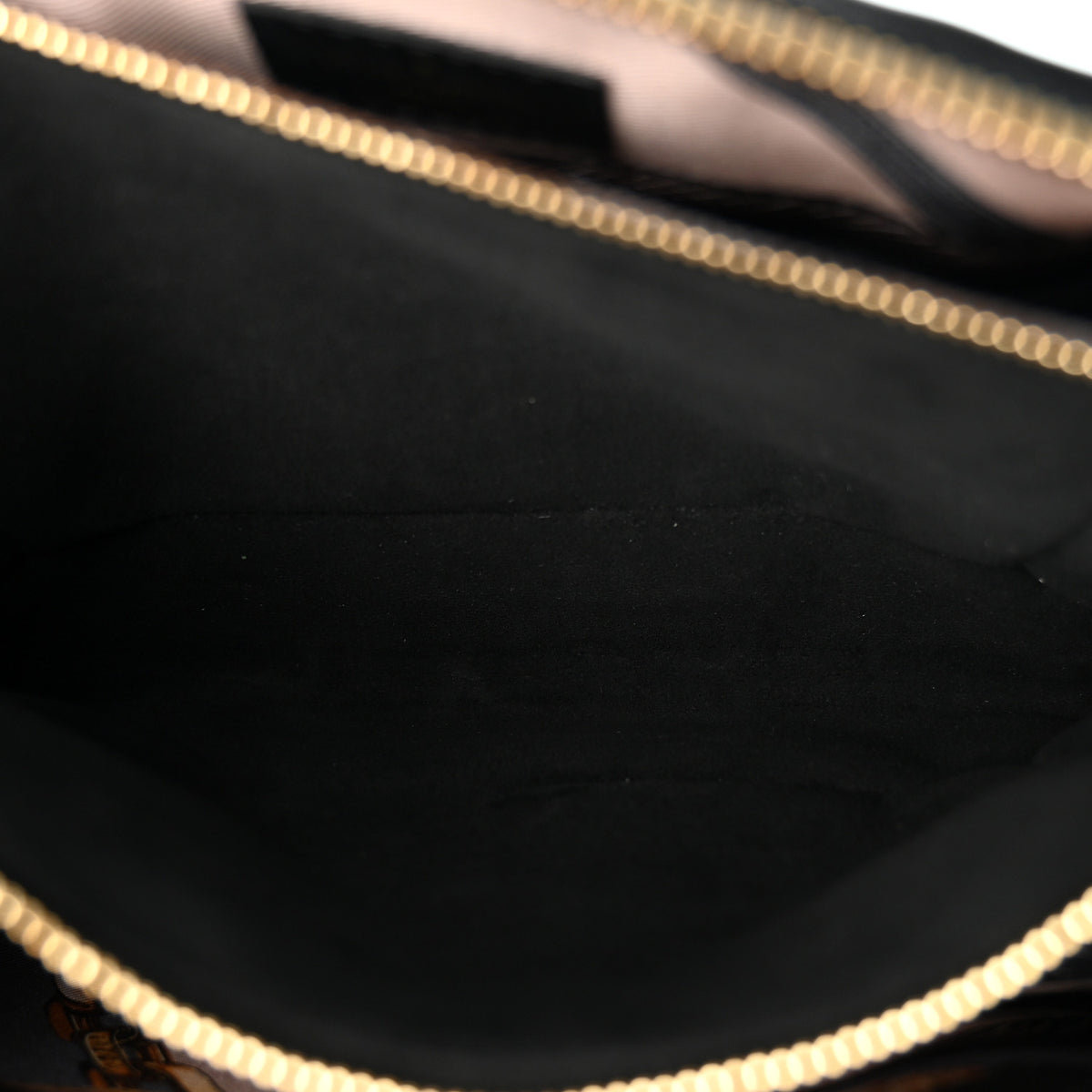 Lambskin Embossed Monogram Scarf Coussin PM Black