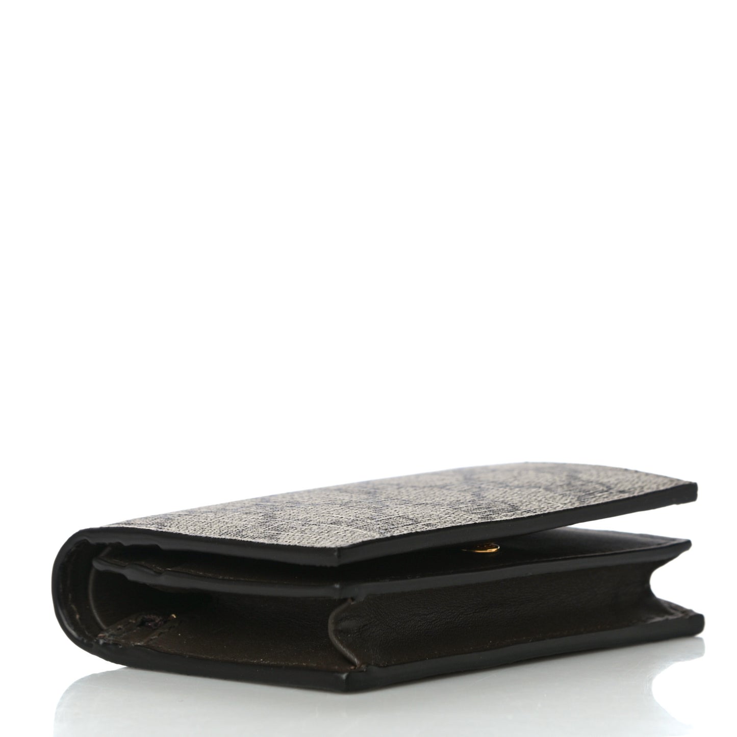GG Supreme Monogram Card Case Beige