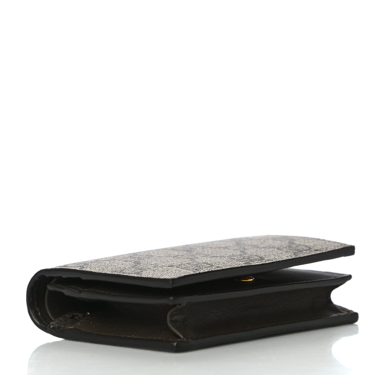 Gucci GG Supreme Monogram Card Case Beige 4 of 10