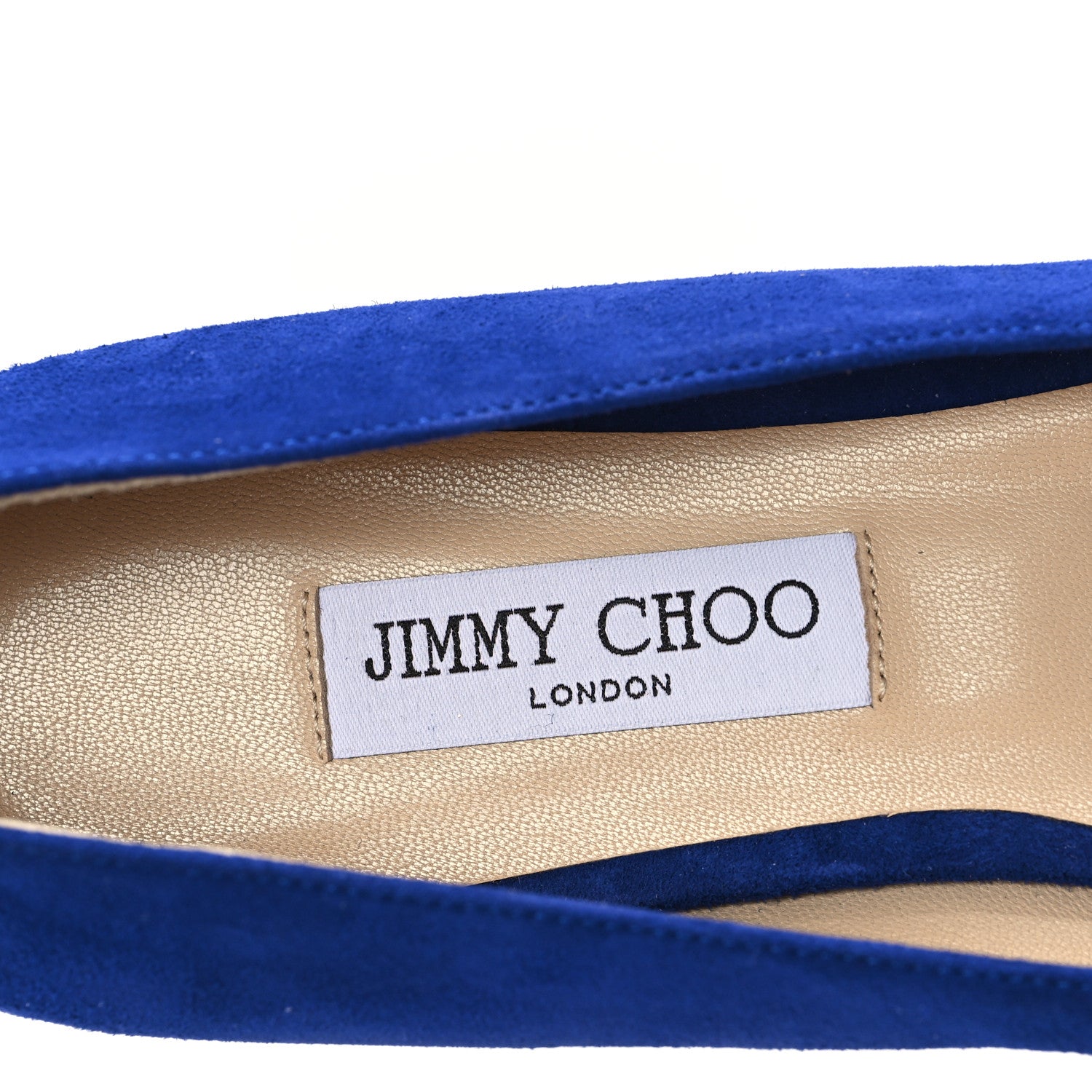 Jimmy Choo Suede Mirele Ballet Flat 41.5 Cobalt 8 of 9