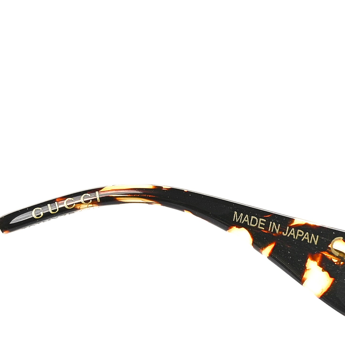 Glitter Acetate Oversize Square Frame Sunglasses GG0106S Gold