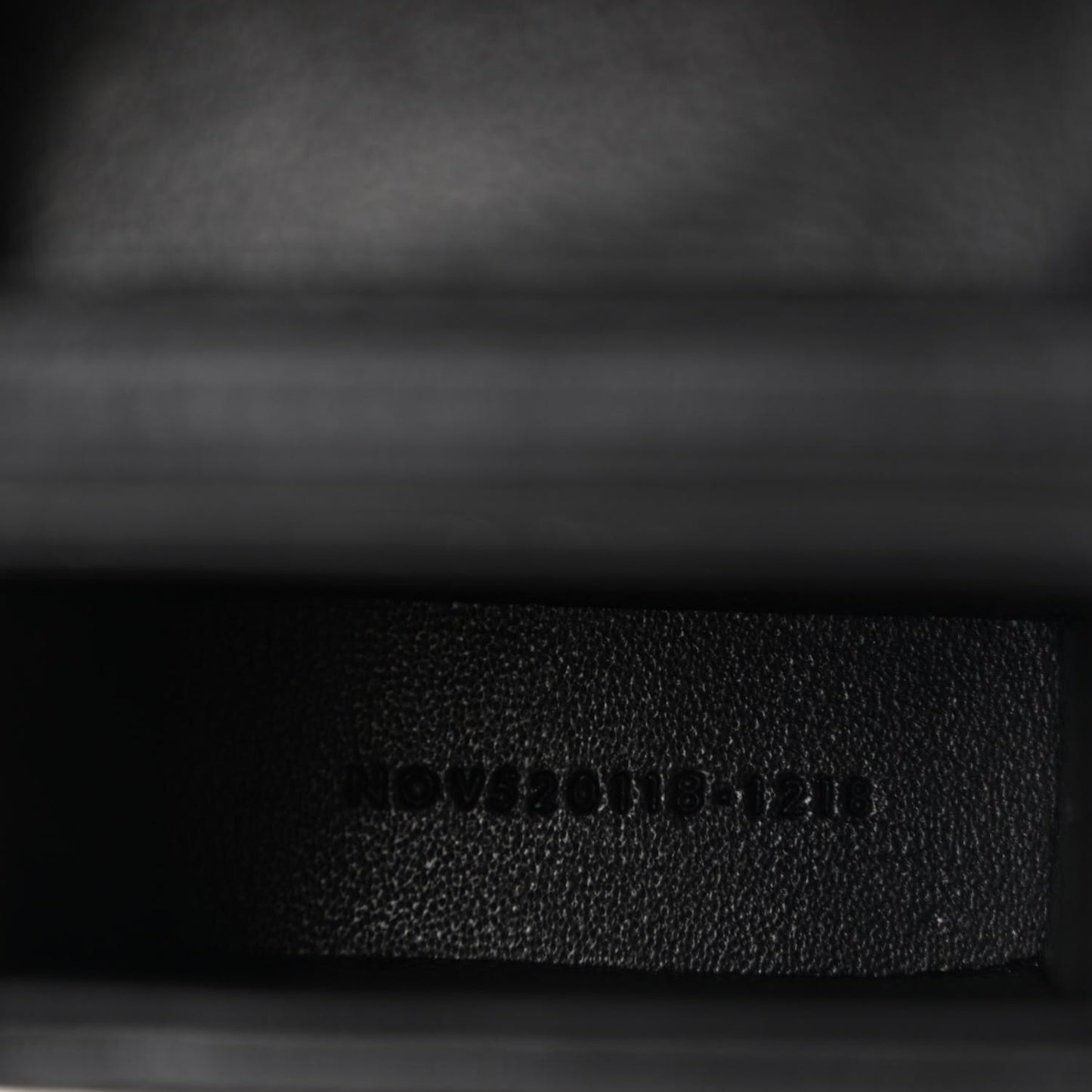 Lambskin Smoking Box Crossbody Black