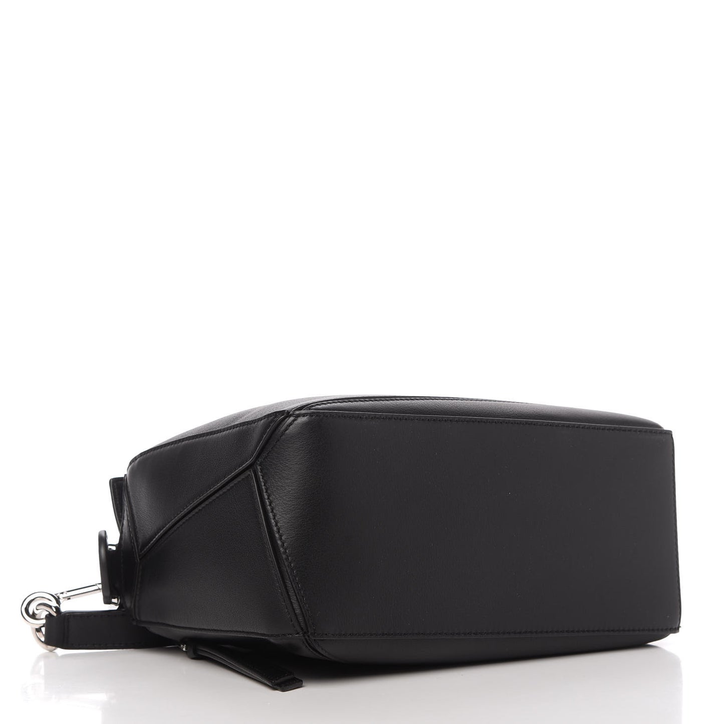 Calfskin Small Puzzle Bag Black