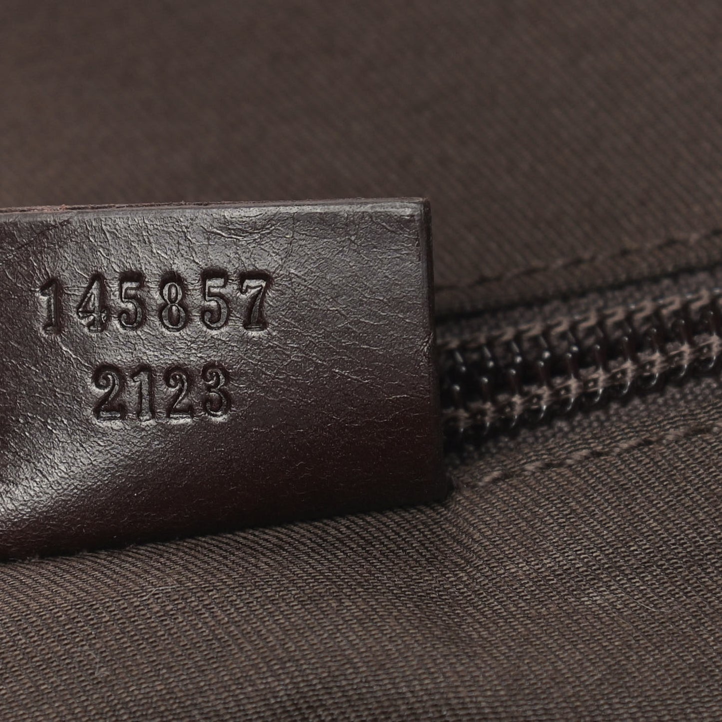 Monogram Calfskin Perforated Medium Flat Messenger Bag Dark Brown