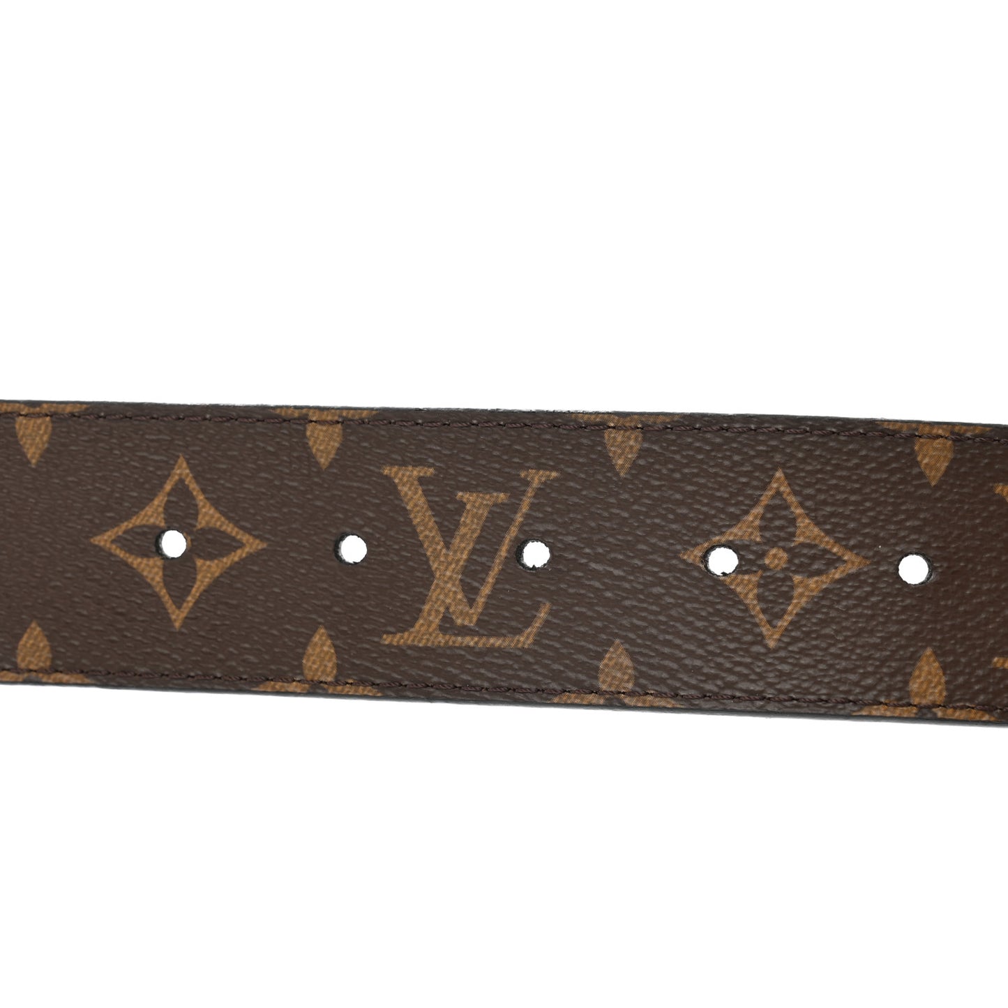 Calfskin Monogram 40mm LV Initiales Reversible Belt 90 36 Black