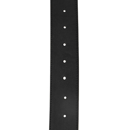 Gucci Textured Calfskin Double G 40mm Belt 105 42 Black 4 of 5