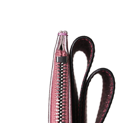 Gucci Calfskin Glitter Bow Wristlet Pink Rose 15 of 16