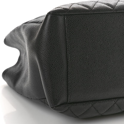 Chanel Caviar Quilted Grand Shopping Tote GST Black 9 of 10