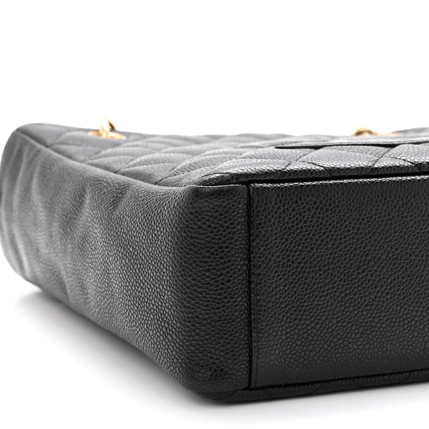 Chanel Caviar Quilted Petit Shopping Tote PST Black 9 of 11