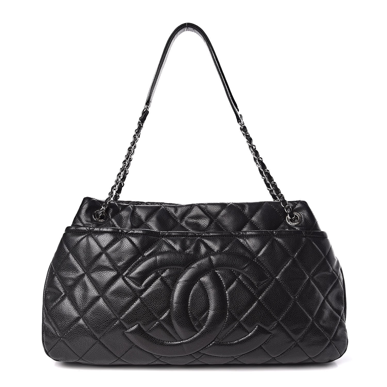 Chanel Caviar Quilted Timeless CC Soft Tote Black 1 of 12