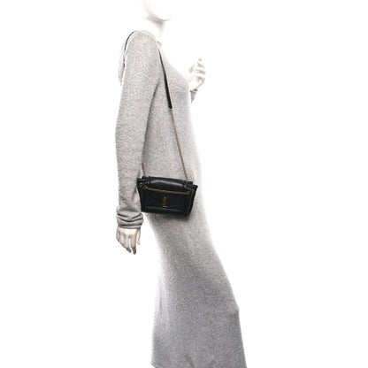 Saint Laurent Lambskin Quilted Monogram Mini Nolita Black 3 of 21