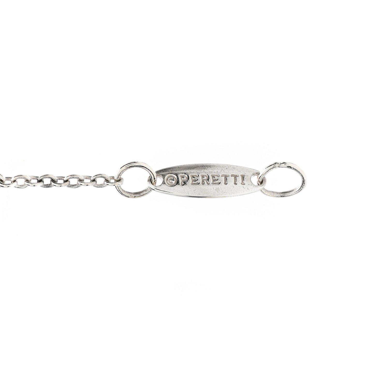 Sterling Silver Diamond .09ct Elsa Peretti Diamonds By The Yard Bracelet