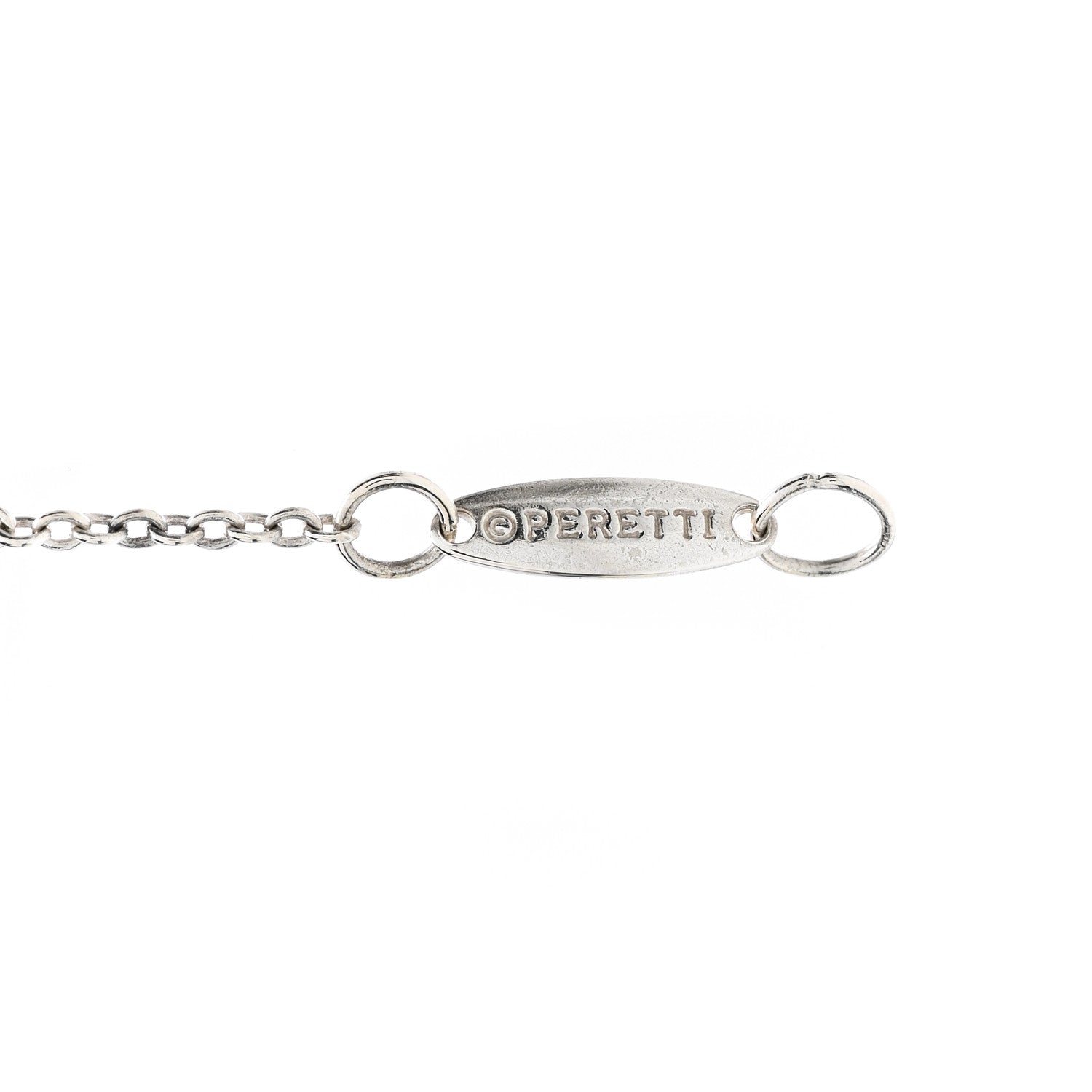 Tiffany Sterling Silver Diamond .09ct Elsa Peretti Diamonds By The Yard Bracelet 5 of 6