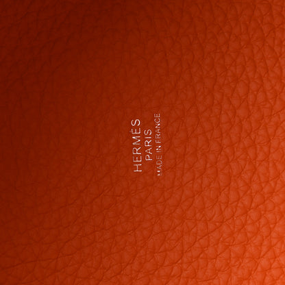 Hermes Taurillon Clemence Picotin Lock 18 PM Orange 5 of 10