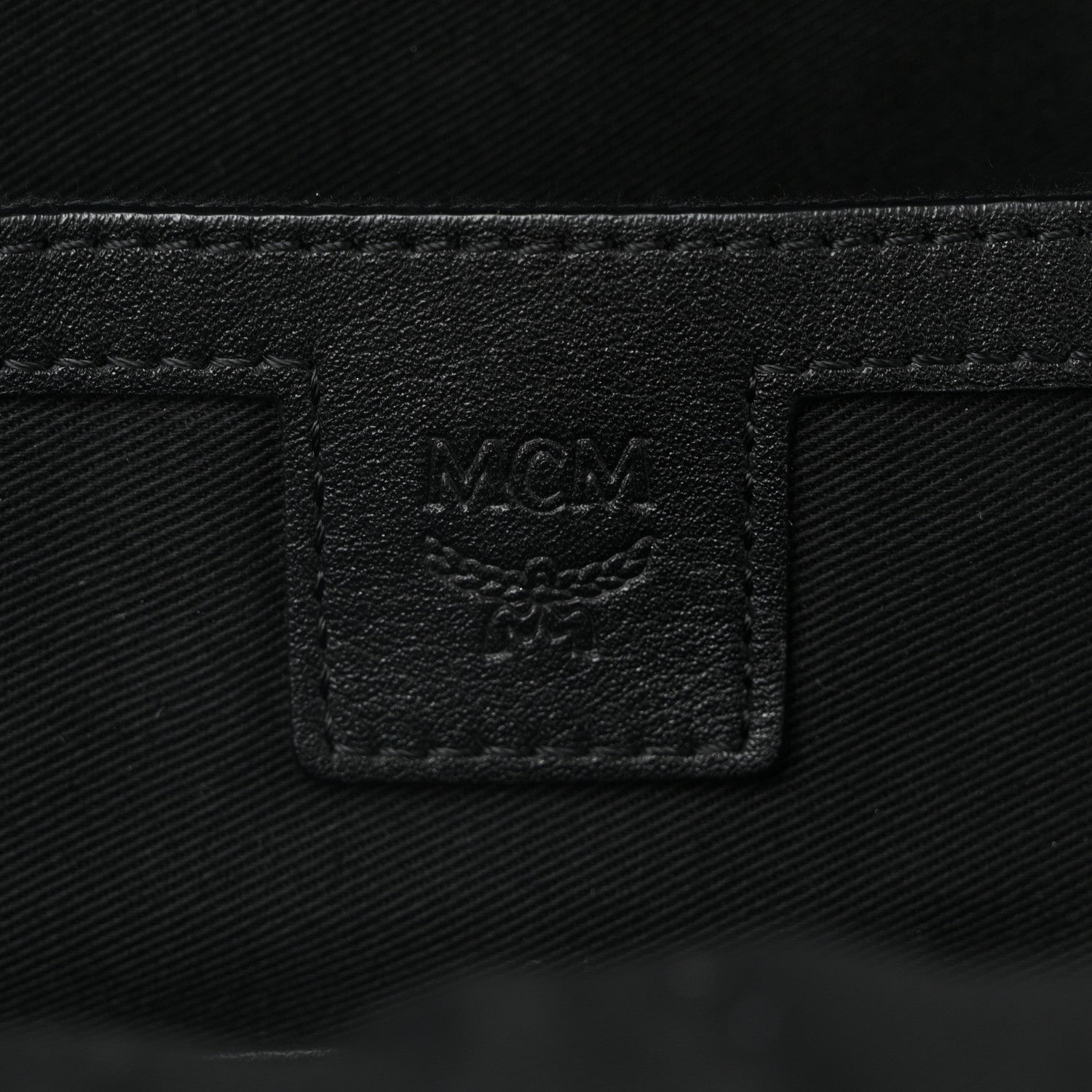 MCM Visetos Small Side Stud Stark Backpack Black 6 of 11