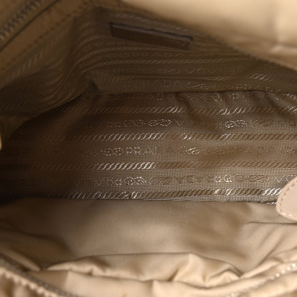 Prada Re-Nylon Quilted Padded Flap Shoulder Bag Deserto 5 of 10