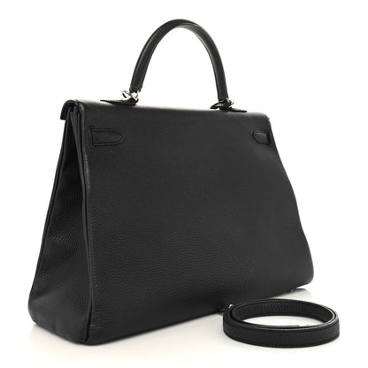 Hermes Togo Kelly Retourne 35 Black 3 of 10