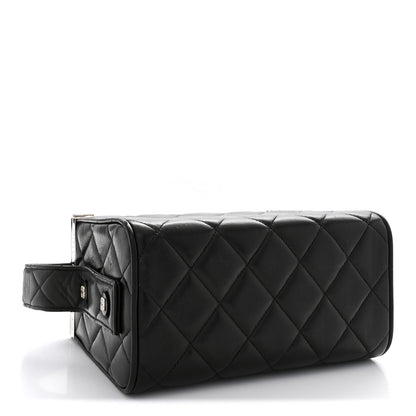 Chanel Lambskin Quilted Box Bag Black 4 of 11