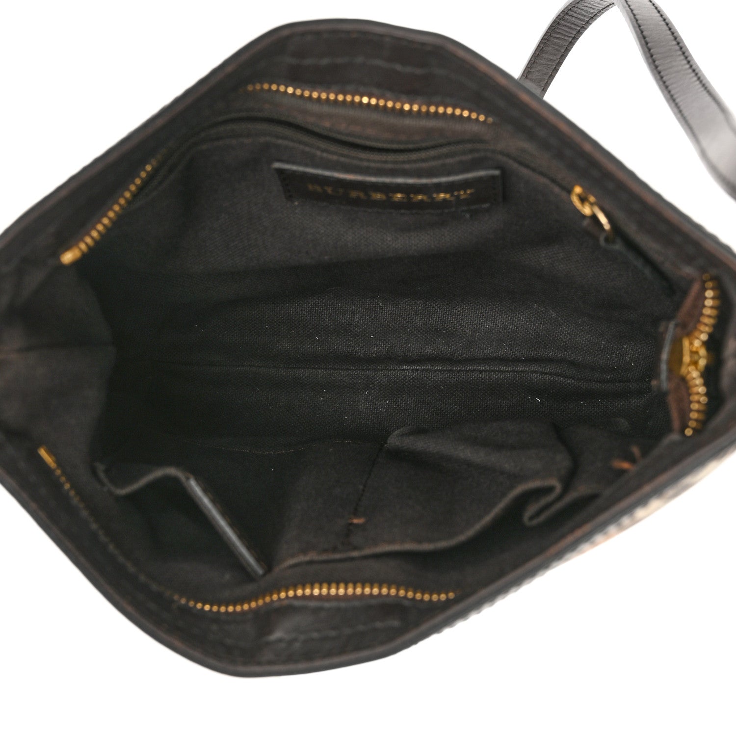 Burberry Haymarket Check Hartham Crossbody Chocolate 5 of 13