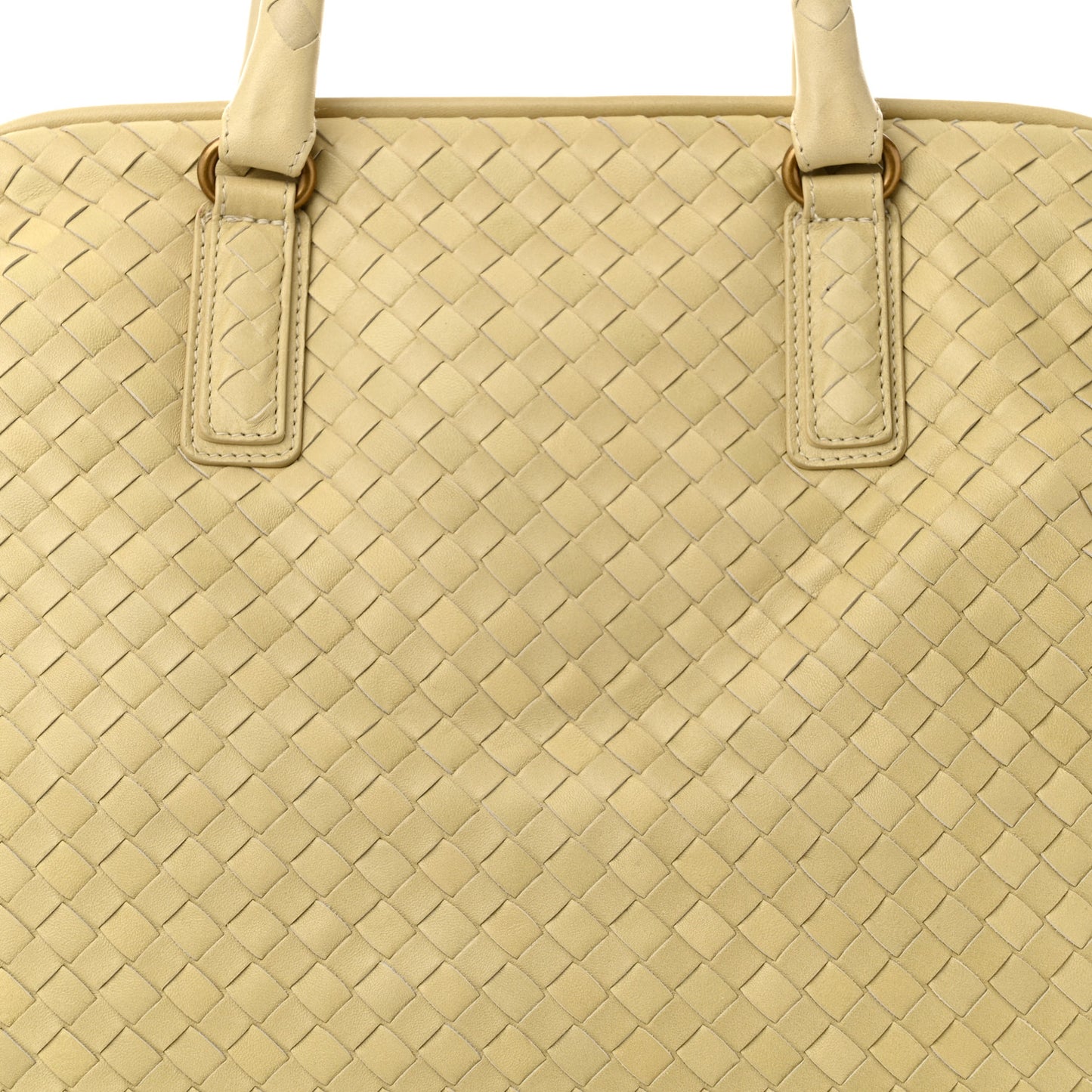 Nappa Intrecciato Frame Tote Colonial