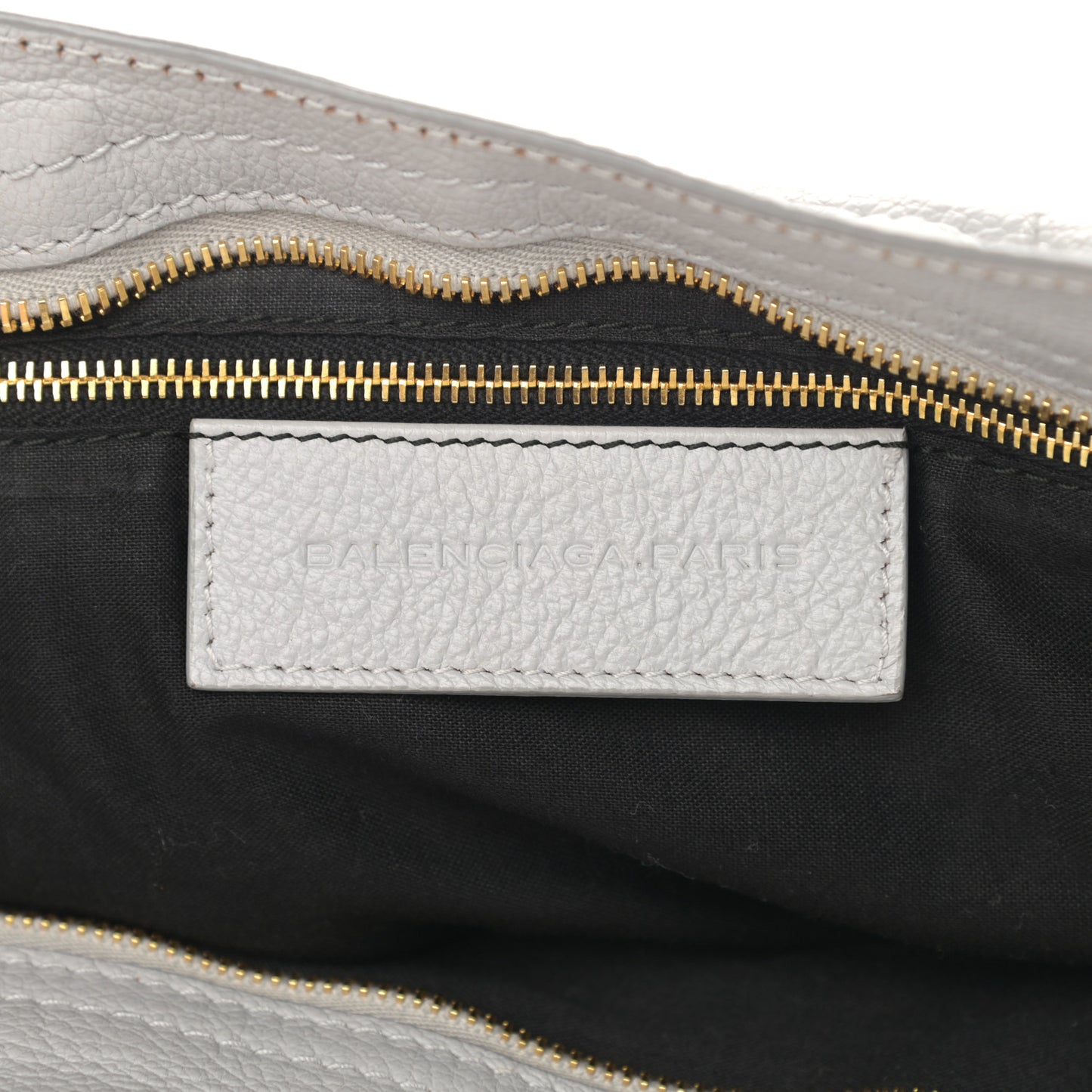 Chevre Giant 12 Gold Hardware City Gris Glace